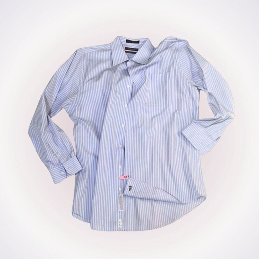 Joseph A Bank Striped Button Down Shirt | Sz 16.5
